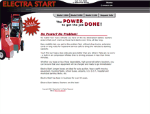 Tablet Screenshot of electrastart.com